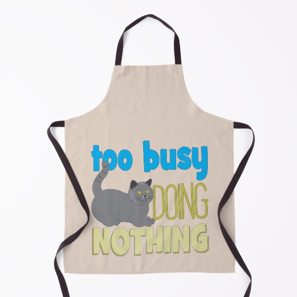 Item preview, Too Busy Doing Nothing - Funny Lazy Cat designed and sold by MiloCuteCat.