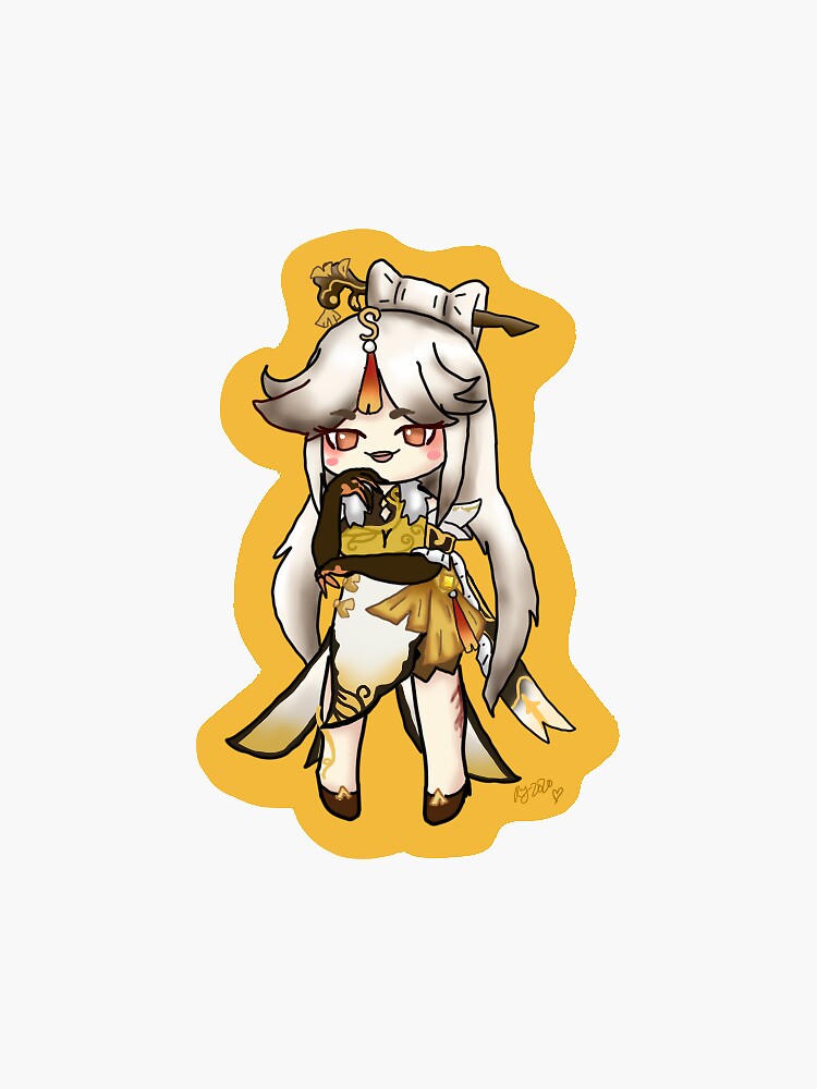 ningguang genshin impact chibi