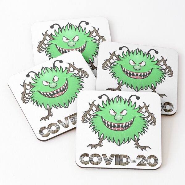 Aperçu de l'œuvre Nouveau Covid Strain, Covid-19, Covid-20, Covid19, Covid20, Nouveau masque Covid, Covid 2021, Nouveau Tshirt Covid Strain, Nouveau T-Shirt Covid Strain créée et vendue par Sajad Sadiq.