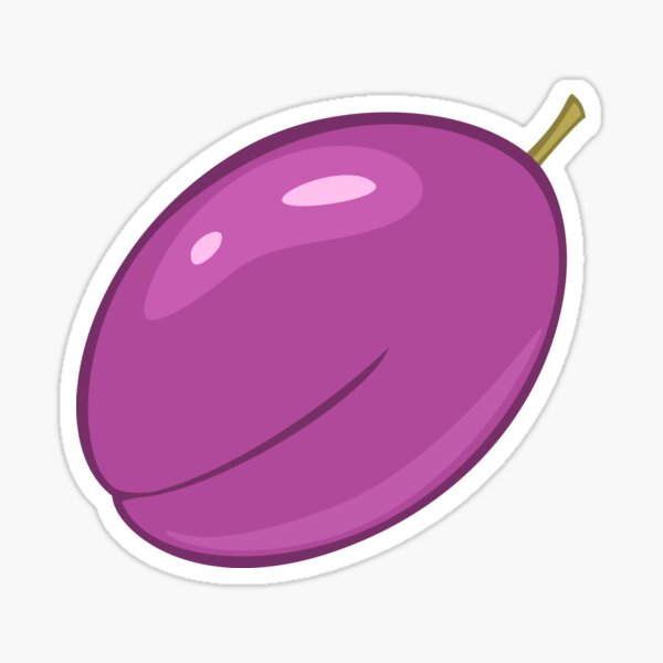 Item preview, Plum sticker designed and sold by Mhea.