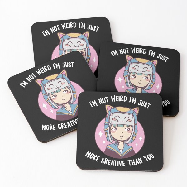 Item preview, I'm Not Weird I'm Just More Creative Than You designed and sold by OnepixArt.
