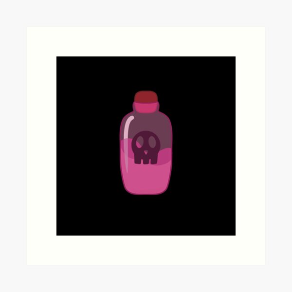 Aperçu de l'œuvre Bouteille de poison rose créée et vendue par Stephanie Otano.