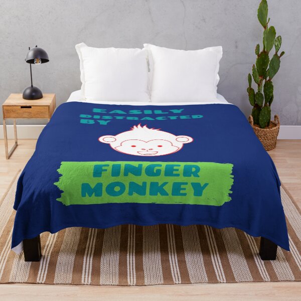 Item preview, Easily Distracted by Finger Monkey designed and sold by wodra.