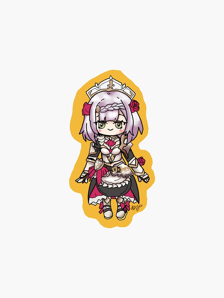 Sticker « Noelle - Genshin Impact Chibi », par Iloonylovegood | Redbubble