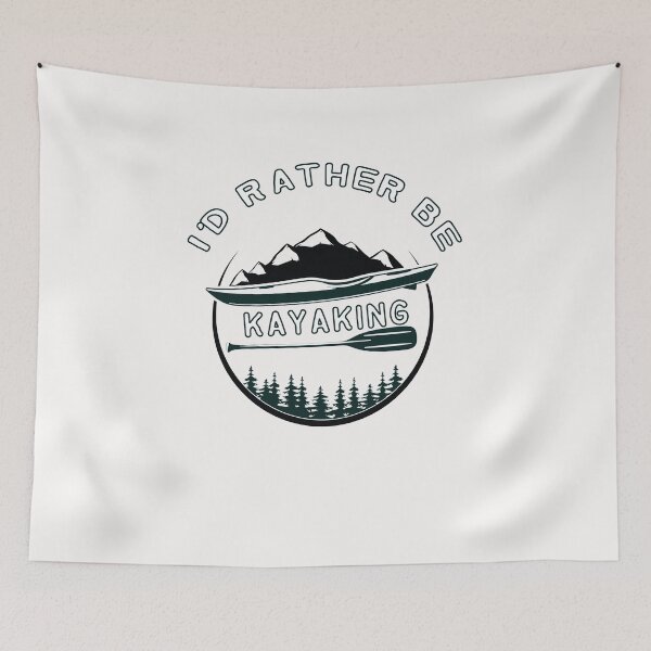 Item preview, I'D Rather Be Kayaking  - Funny  - I love Kayaking   designed and sold by Hannah  Pillic.