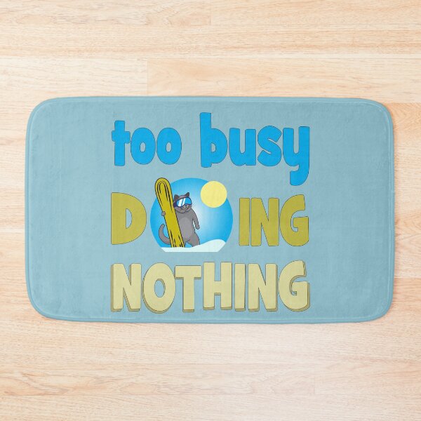 Item preview, Too Busy Doing Nothing - Funny Lazy British Shorthair Cat designed and sold by MiloCuteCat.