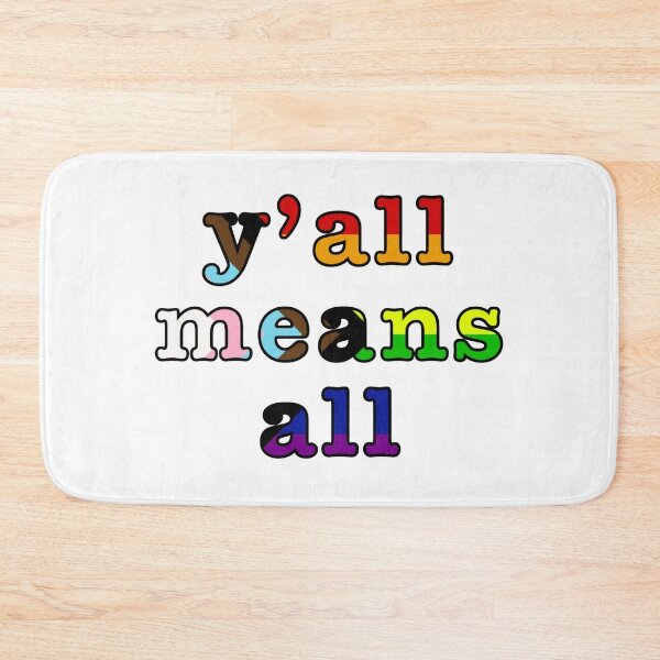 Item preview, Y’all Means All - Pride Flag designed and sold by Jadorefourier.