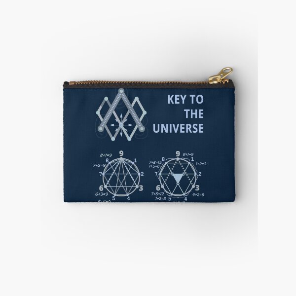 Item preview, Key To The Universe (light blue on dark monochrome) designed and sold by tuzlay.