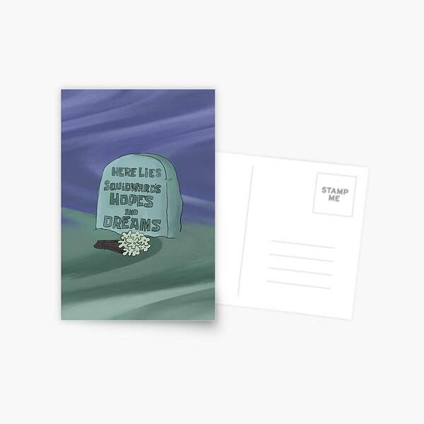 Item preview, Here Lies Squidward’s Hopes and Dreams  | Spongebob Themed | @HeckinFarOut designed and sold by Two Otters Co.