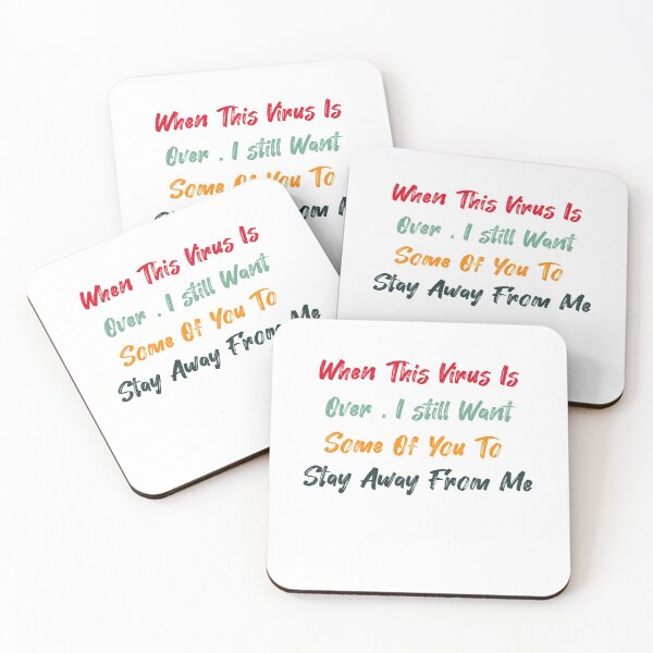 Item preview, When This Virus Is Over , I still Want Some Of You To Stay Away From Me Vintage, Funny saying , funny quotes designed and sold by Soukainadesign.