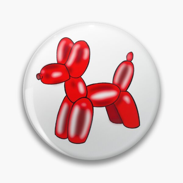 Item preview, Cute red balloon animal dog designed and sold by LilEmms.
