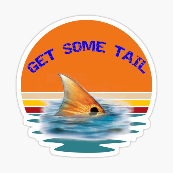 Item preview, Get Some Tail Redfish Tailing Sunset designed and sold by KeysTreasures.
