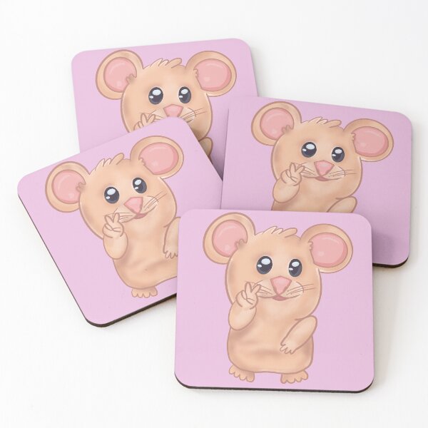 Item preview, Peace Sign Hamster Meme designed and sold by RoserinArt.