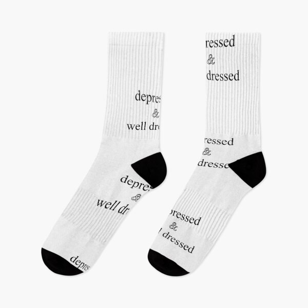 Item preview, Depressed & Well Dressed designed and sold by cryinintheclub.