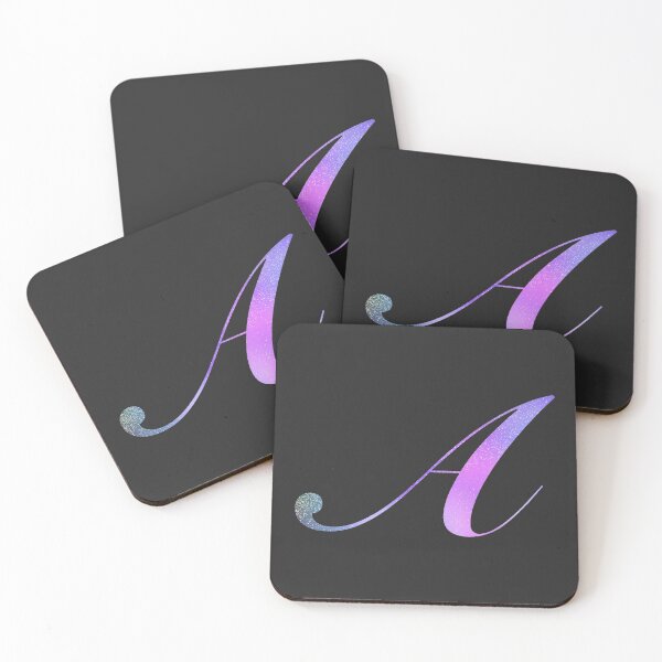 Item preview, Monogram Galaxy Cursive Letter A designed and sold by sporadicdoodlin.