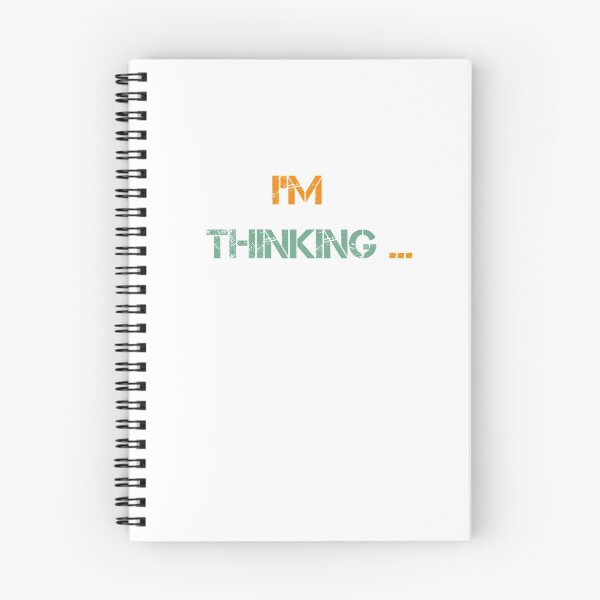 Item preview, I'm Thinking , Vintage, Funny Saying , Birthday Gift designed and sold by Soukainadesign.