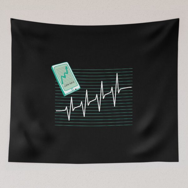 Item preview, Stock market trader stock trading heartbeat EKG designed and sold by lsvds.