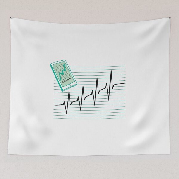 Item preview, Stock market trader stock trading heartbeat EKG designed and sold by lsvds.