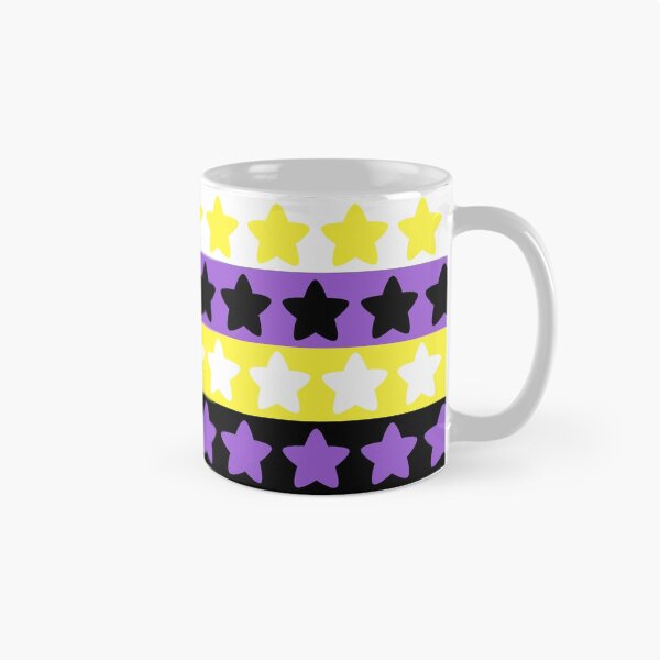 Item preview, Non-Binary Pride Star Pattern designed and sold by QueerShop.
