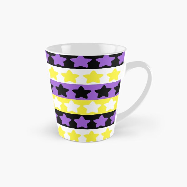 Item preview, Non-Binary Pride Star Pattern designed and sold by QueerShop.
