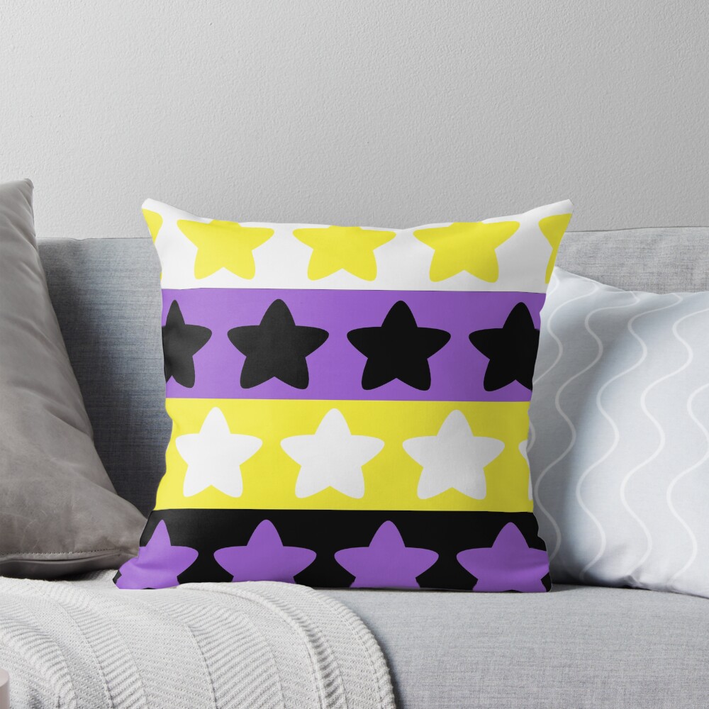 Item preview, Throw Pillow designed and sold by QueerShop.