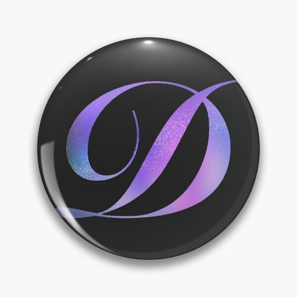 Item preview, Monogram Galaxy Cursive Letter D designed and sold by sporadicdoodlin.