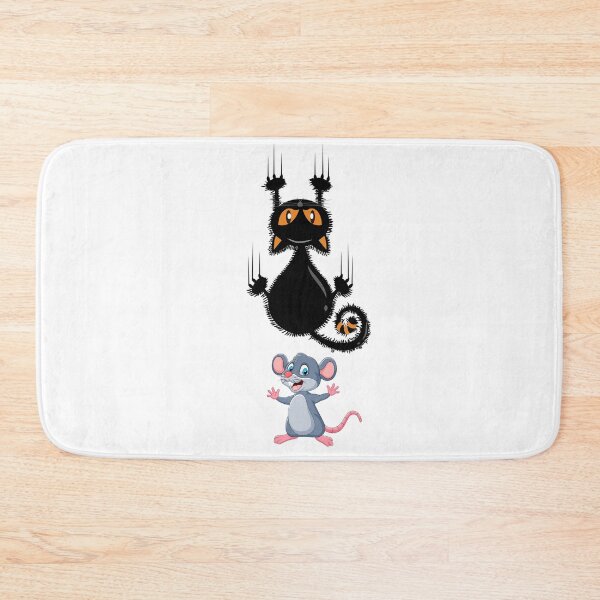 Item preview, The cat is afraid of the mouse,new design designed and sold by ESAMSTORE.