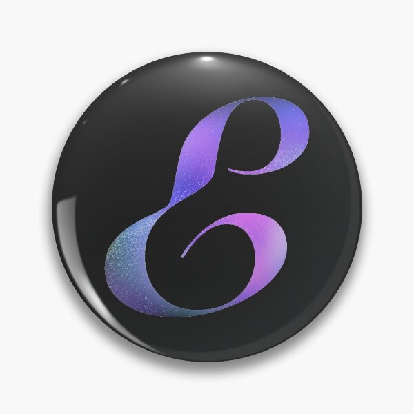 Item preview, Monogram Galaxy Cursive Letter E designed and sold by sporadicdoodlin.