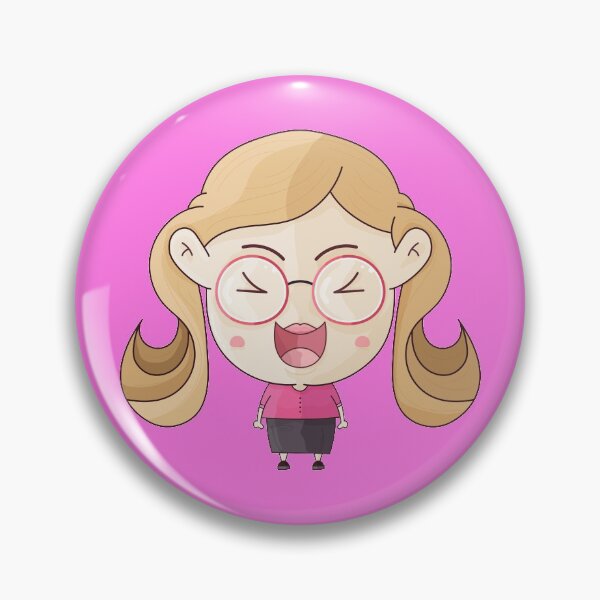 Item preview, Funny cute girl with Big head illustration designed and sold by NajoFashions.