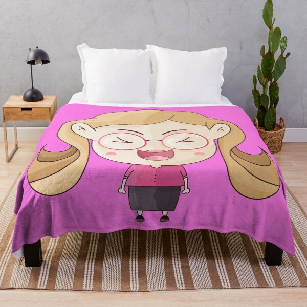 Item preview, Funny cute girl with Big head illustration designed and sold by NajoFashions.
