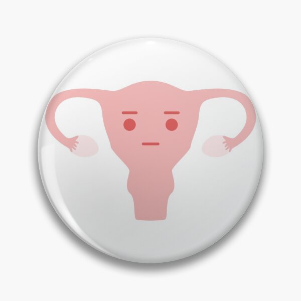 Item preview, Female reproductive system blank smiley designed and sold by SimplyAdrienne.