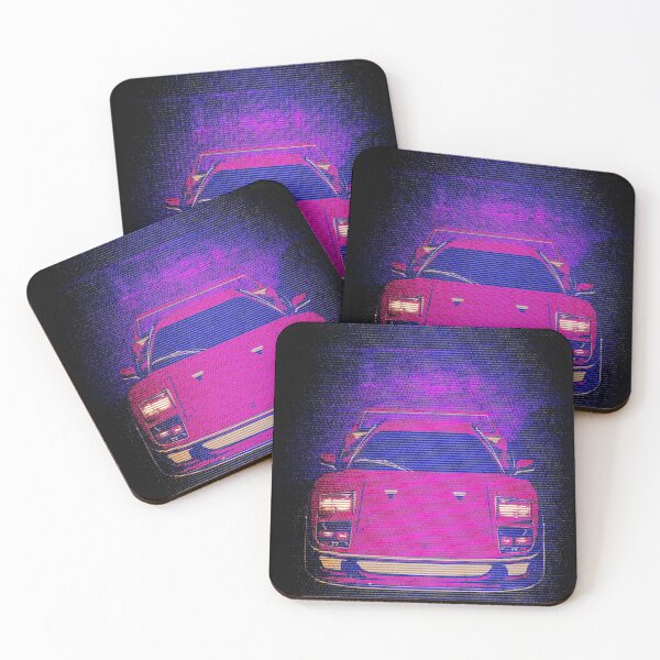 Item preview, Retrowave supercar designed and sold by REDesignImages.