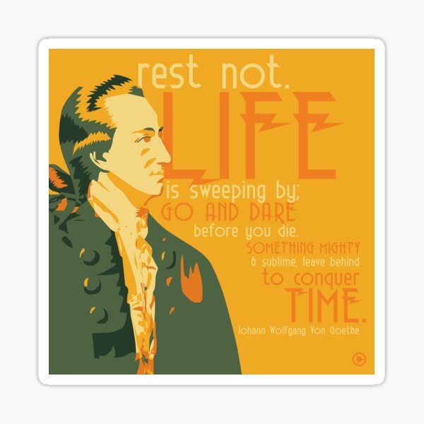 Johann Wolfgang Von Goethe Sticker