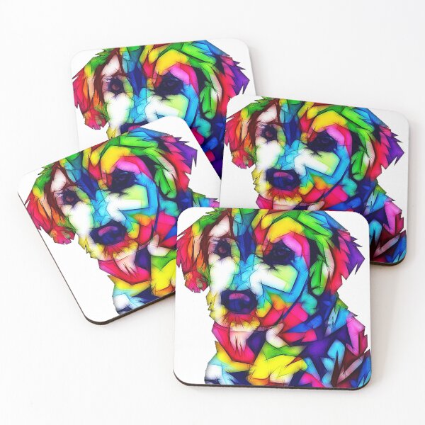 Item preview, Abstract Dog Portrait (Dark) designed and sold by MundaneVestment.