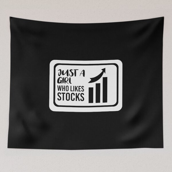 Item preview, Just a girl who likes stocks stocks stockbroker designed and sold by lsvds.