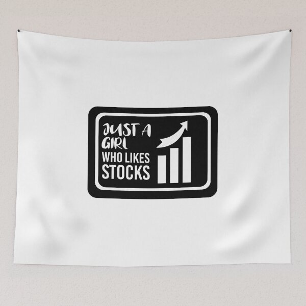 Item preview, Just a girl who likes stocks stocks stockbroker designed and sold by lsvds.