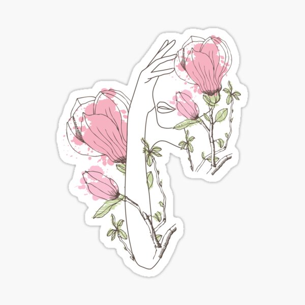 Clean girl aesthetic Sticker by Fav-Redbubble