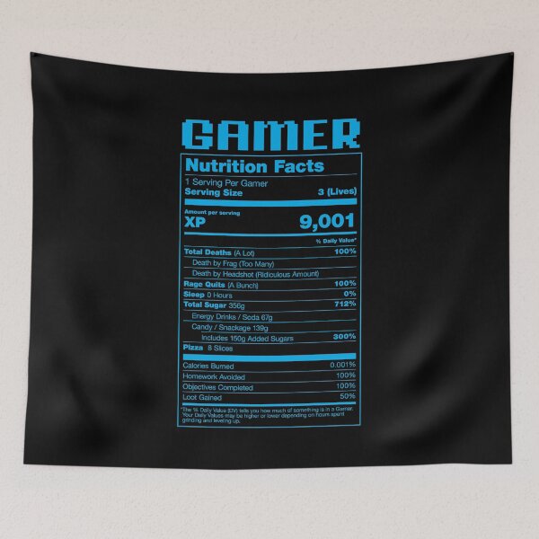 Item preview, Gamer Nutrition Facts designed and sold by jdotrdot712.