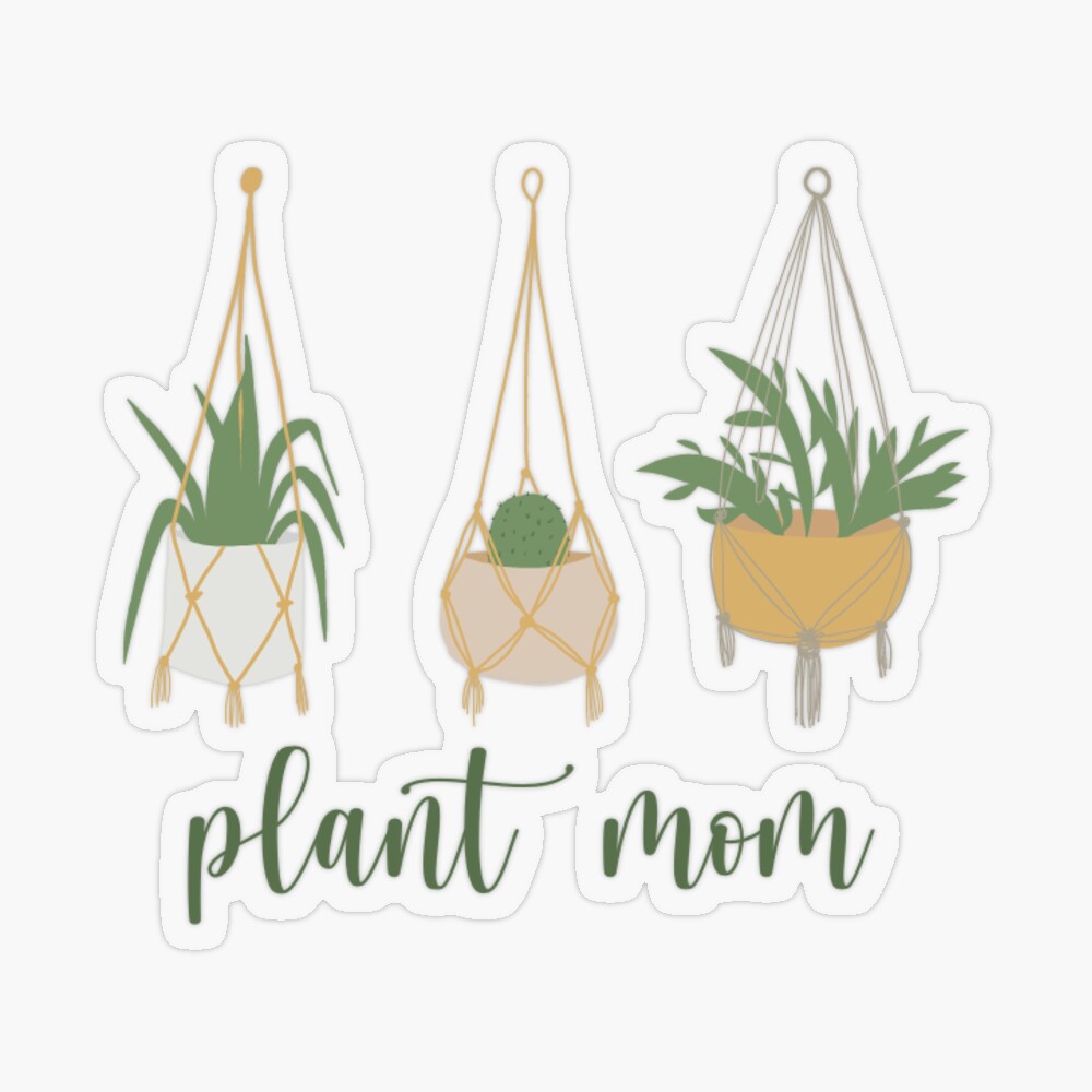 Plant Mom Sticker for Sale by marissadlr