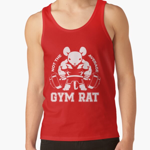 New Funny Gym Rat Stringer Bodybuilding Vest Tank Top Muscle Gym