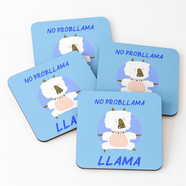 Item preview, No Probllama Yoga Llama designed and sold by MadMando.