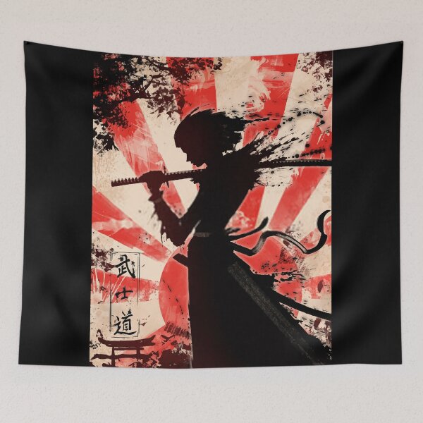 Item preview, Samurai Girl With Katana designed and sold by mouad naouiri.