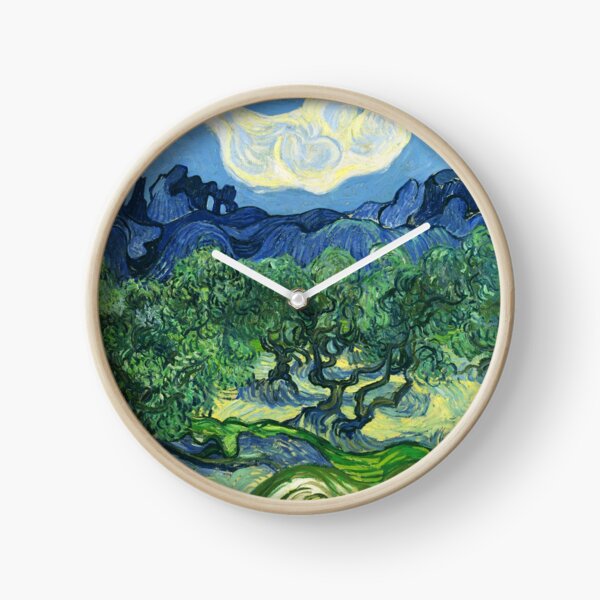 Vincent Van Gogh - The Olive Trees. Clock