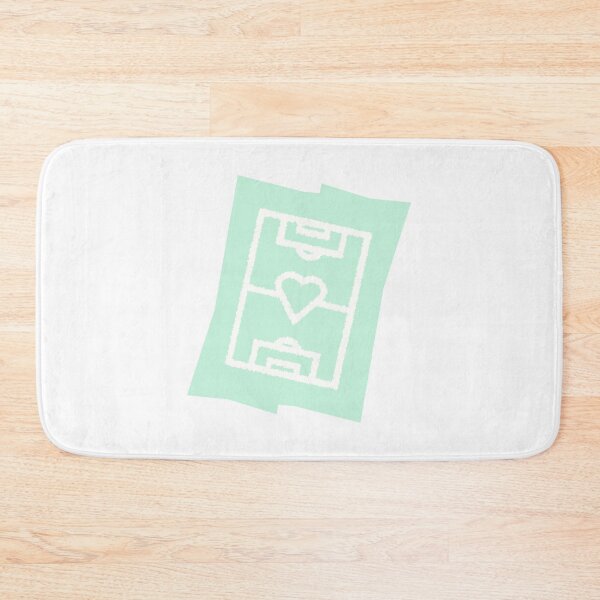 Item preview, Soccer field with heart - trend color mint designed and sold by 22ndbrand.
