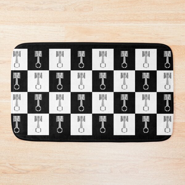 Item preview, Auto Mechanic Pistons Checkerboard Design designed and sold by Nerdy-Tees.
