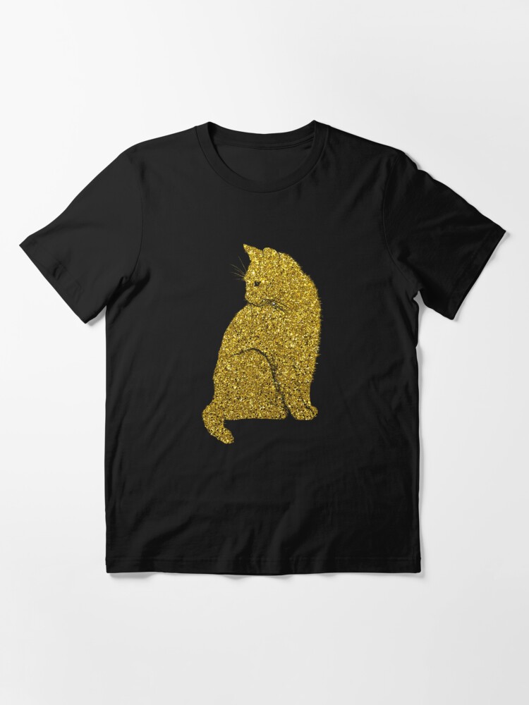 glitter cat shirt