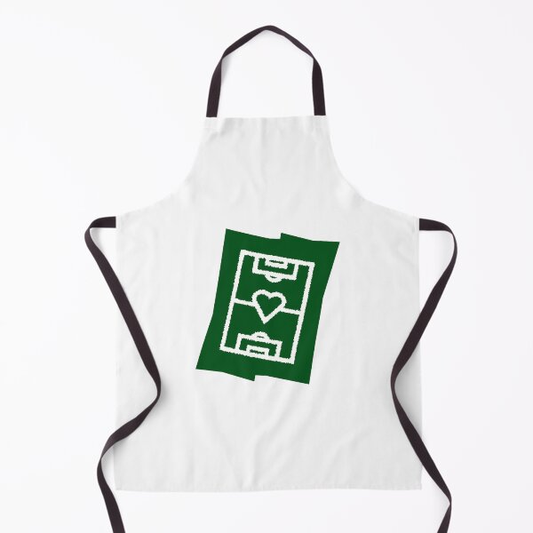Item preview, Football field with a heart - trend color dark green designed and sold by 22ndbrand.
