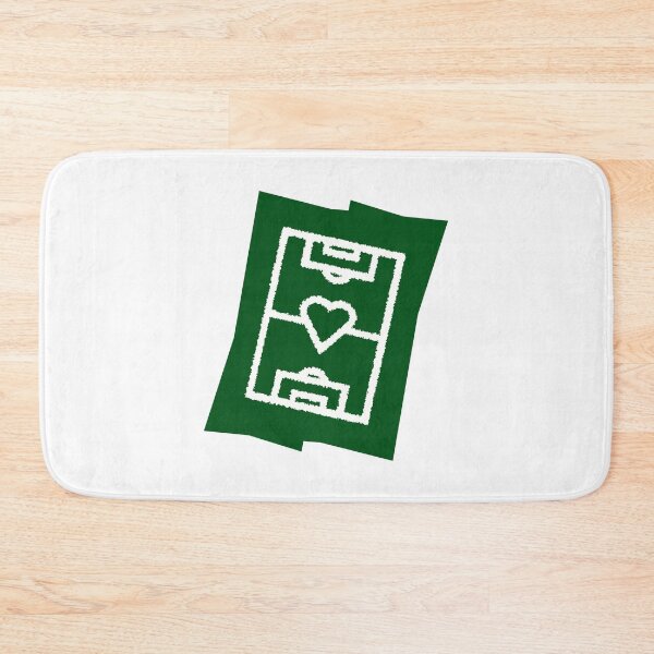 Item preview, Football field with a heart - trend color dark green designed and sold by 22ndbrand.