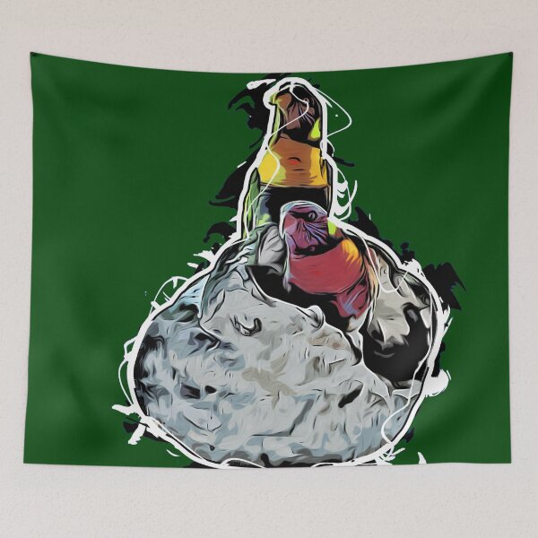 Item preview, Graffiti Rainbow Lorikeets designed and sold by Jayda Bruce.