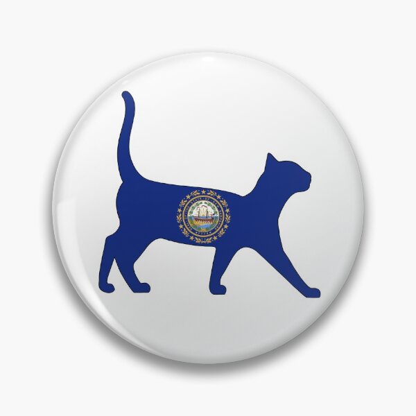 Artikelvorschau, Bundesstaat New Hampshire Flagge für Katzenliebhaber entworfen und verkauft von Gsallicat.